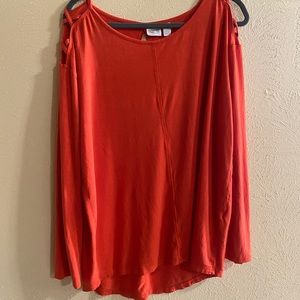 ❤️ Long sleeve orange top